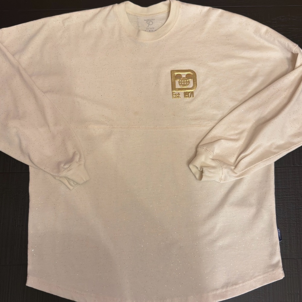 Disney World 50th Spirit Jersey with Subtle Gold Accents